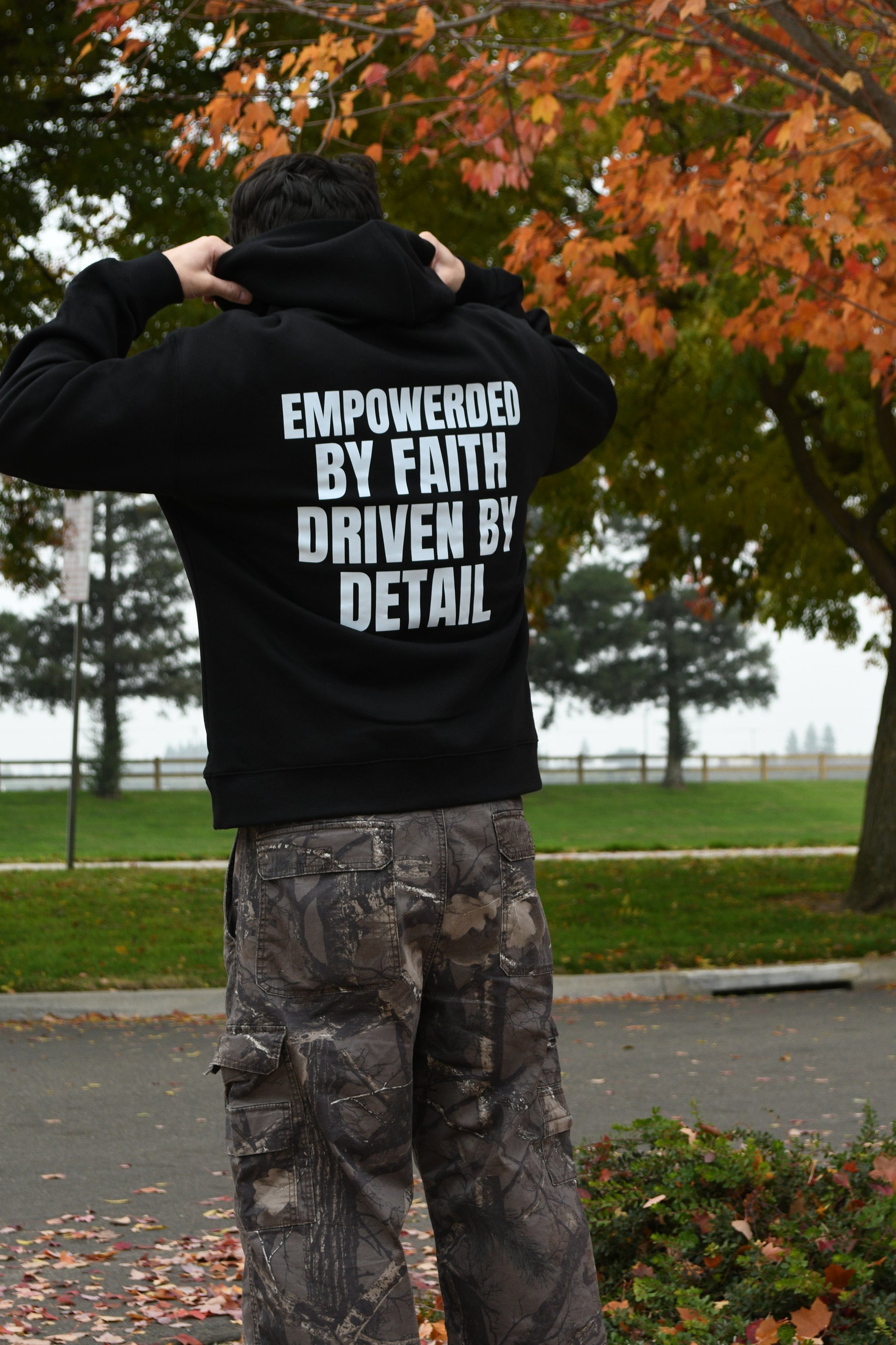 "Driven By Detail" Fleece Hoodie