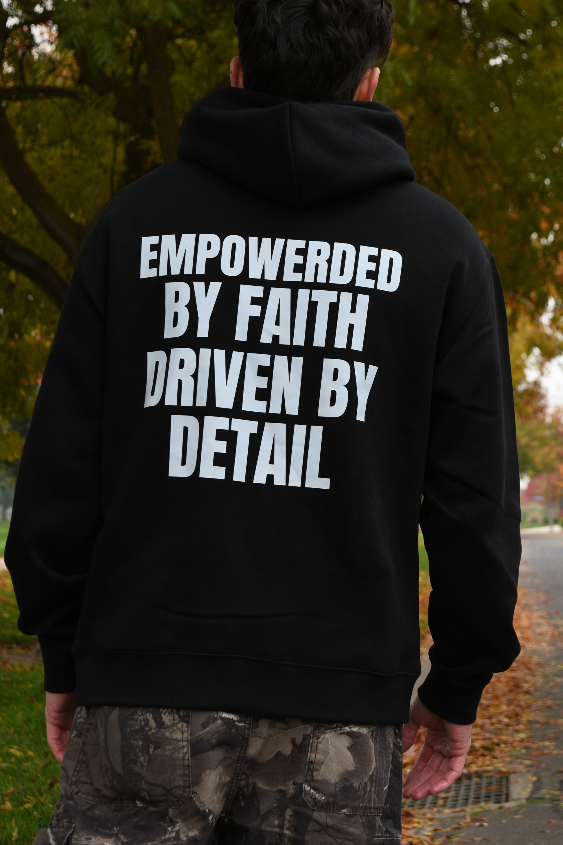 "Driven By Detail" Fleece Hoodie