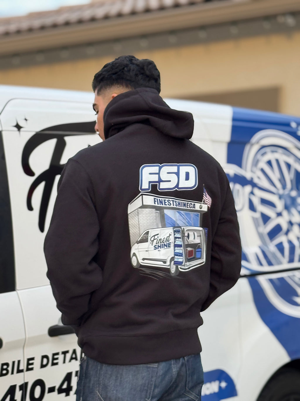 FSD Black Graphic Hoodie