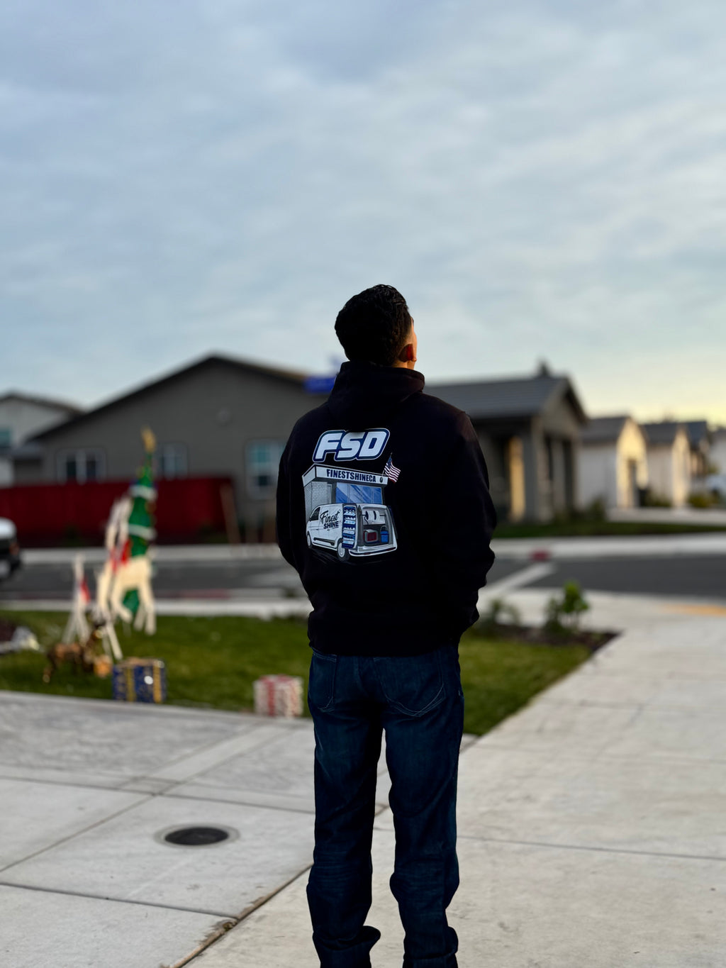 FSD Black Graphic Hoodie